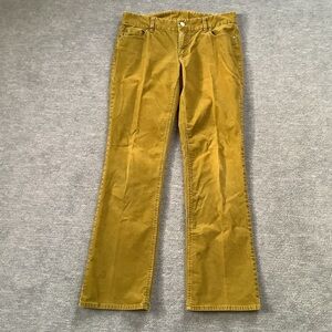 J. Crew Favorite Fit Citron Corduroys Sz. 8R